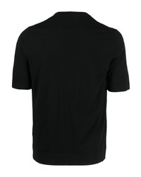 T-shirt à col rond noir Ballantyne