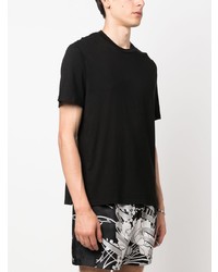 T-shirt à col rond noir Amiri