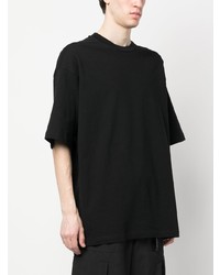 T-shirt à col rond noir Thom Browne