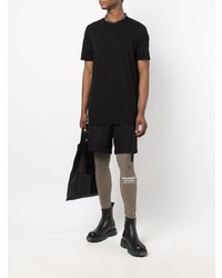 T-shirt à col rond noir Rick Owens DRKSHDW