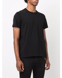 T-shirt à col rond noir Rick Owens