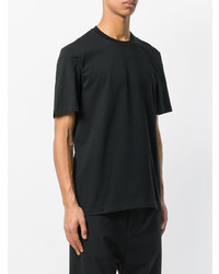 T-shirt à col rond noir MSGM