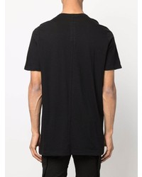 T-shirt à col rond noir Rick Owens