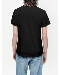 T-shirt à col rond noir RE/DONE