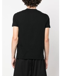 T-shirt à col rond noir Rick Owens