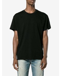 T-shirt à col rond noir Amiri