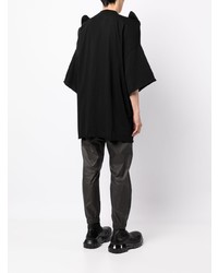 T-shirt à col rond noir Rick Owens