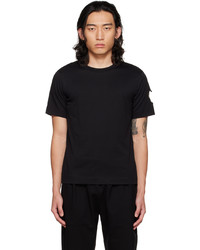 T-shirt à col rond noir Simone Rocha