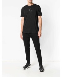 T-shirt à col rond noir Philipp Plein