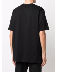 T-shirt à col rond noir MSGM