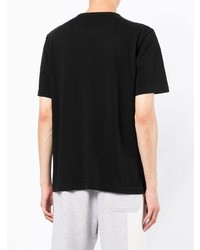 T-shirt à col rond noir Maison Labiche