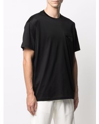 T-shirt à col rond noir Low Brand