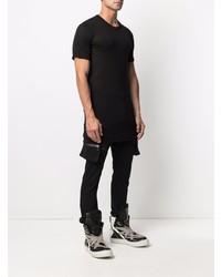 T-shirt à col rond noir Rick Owens