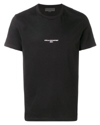 T-shirt à col rond noir Stella McCartney