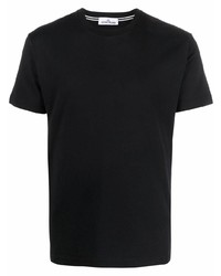 T-shirt à col rond noir Stone Island