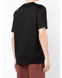 T-shirt à col rond noir Paul Smith