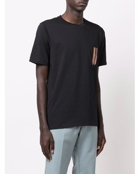 T-shirt à col rond noir Paul Smith