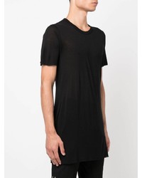 T-shirt à col rond noir Rick Owens