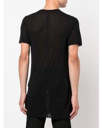 T-shirt à col rond noir Rick Owens