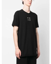 T-shirt à col rond noir Rick Owens DRKSHDW