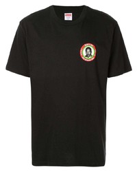 T-shirt à col rond noir Supreme