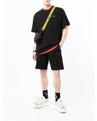 T-shirt à col rond noir Off-White