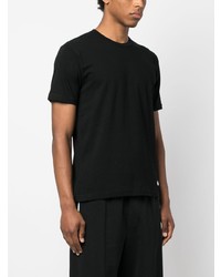 T-shirt à col rond noir Black Comme Des Garçons