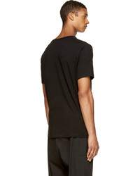 T-shirt à col rond noir Alexander Wang