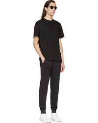 T-shirt à col rond noir Alexander Wang