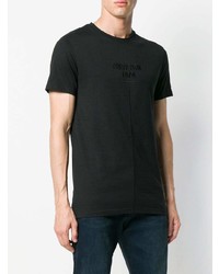 T-shirt à col rond noir Philipp Plein