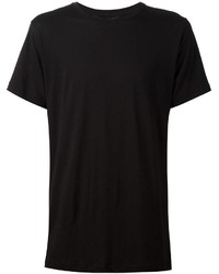 T-shirt à col rond noir