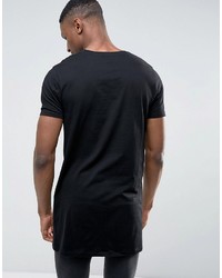 T-shirt à col rond noir Asos