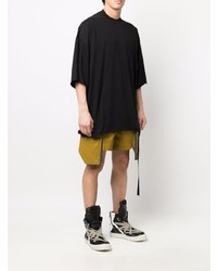 T-shirt à col rond noir Rick Owens DRKSHDW