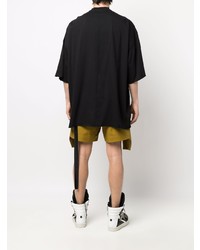 T-shirt à col rond noir Rick Owens DRKSHDW