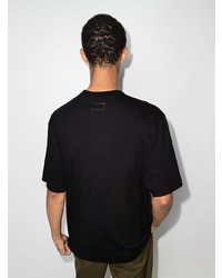 T-shirt à col rond noir Heron Preston for Calvin Klein