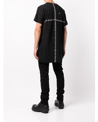 T-shirt à col rond noir Boris Bidjan Saberi