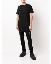 T-shirt à col rond noir Boris Bidjan Saberi