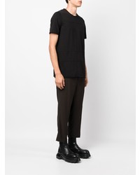 T-shirt à col rond noir Rick Owens DRKSHDW