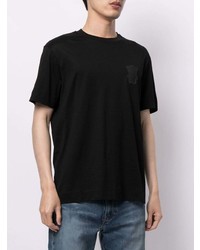 T-shirt à col rond noir Emporio Armani