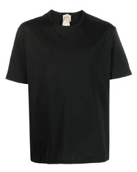 T-shirt à col rond noir Ten C