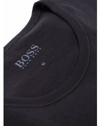 T-shirt à col rond noir BOSS