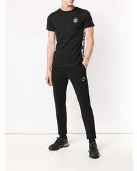 T-shirt à col rond noir Plein Sport