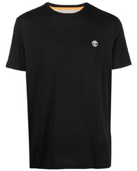 T-shirt à col rond noir Timberland