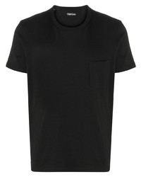 T-shirt à col rond noir Tom Ford
