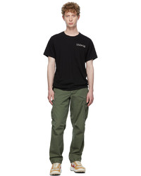 T-shirt à col rond noir Tom Sachs