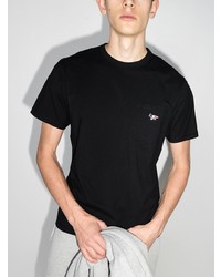 T-shirt à col rond noir MAISON KITSUNÉ