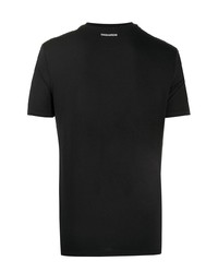 T-shirt à col rond noir DSQUARED2