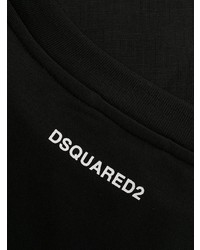 T-shirt à col rond noir DSQUARED2