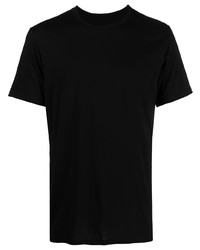 T-shirt à col rond noir Uma Wang