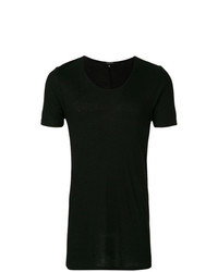 T-shirt à col rond noir Unconditional